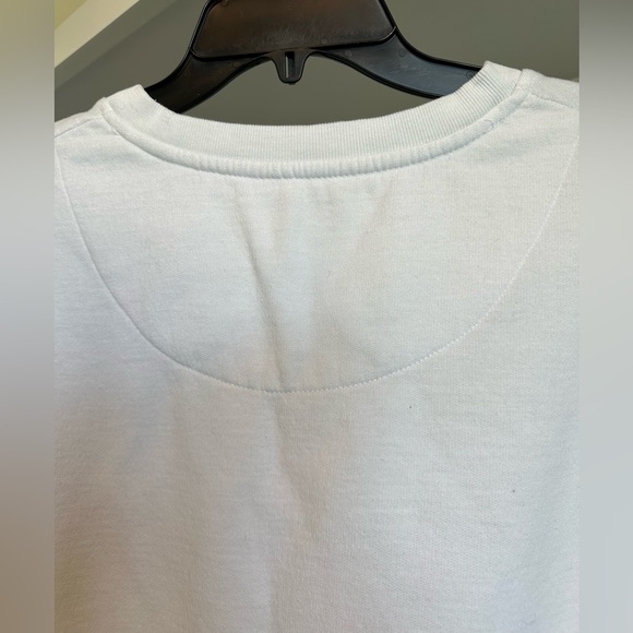 Nirvana White Sweatshirt with Grey Letters Pink and Blue Size Small - Picture 7 of 10